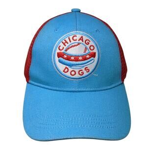 Chicago Dogs Snapback Trucker Hat Multi One Size Adjustable Mesh Back BWM Global